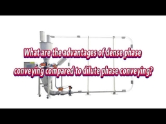 What are the advantages of dense phase convey