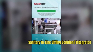 Sanitary In-Line Sifting Solution | Integrated Design for Food & Pharma Industries