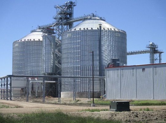 acheter 6.4m-27.4m Silos de stockage des aliments pour animaux Silos de fond de cône pour les élevages de bétail online manufacture