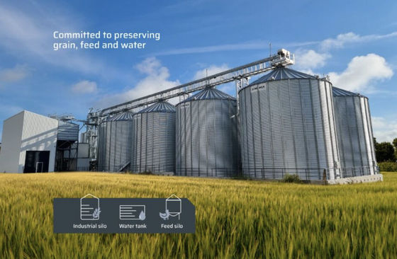 acheter Silos de stockage d'aliments pour animaux à grande capacité Silos d'alimentation pour poulets 5000 tonnes online manufacture