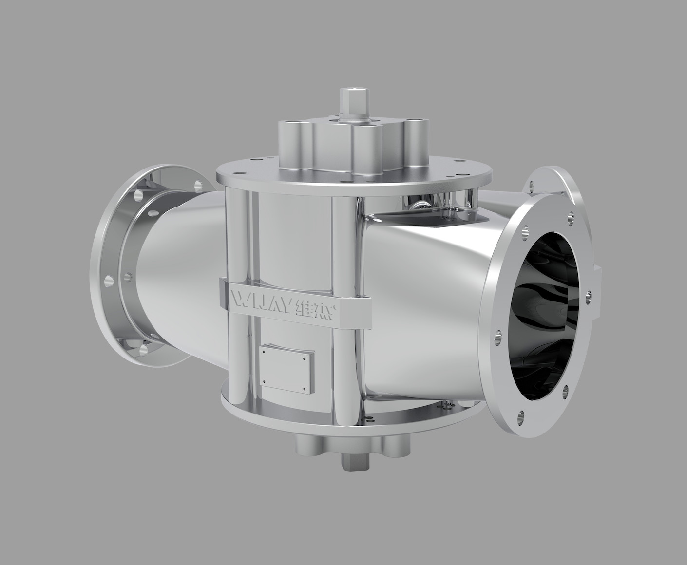 Threaded Automatic Diverter Valve Self Cleaning 2 Way Diverter Valve