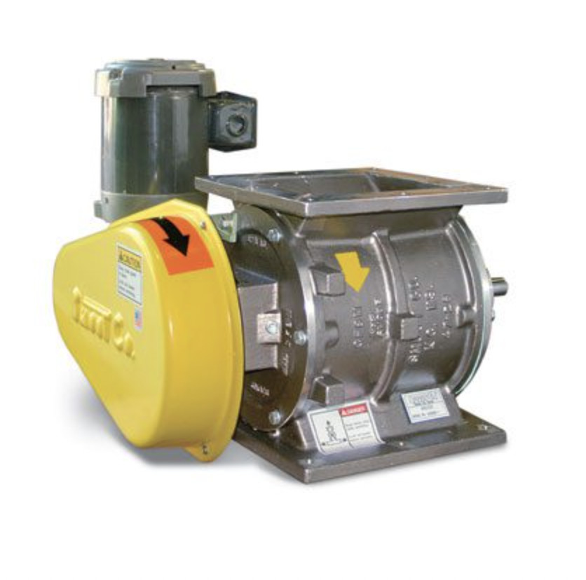 Material Feeding Inlet Round Inlet Rotary Feeder Valve 30L Material Handling Rotary Air Valve