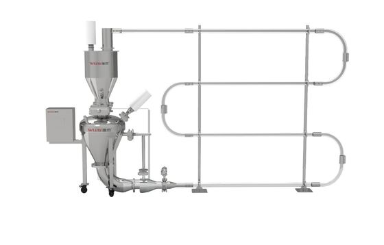 Système de transport pneumatique en phase dense