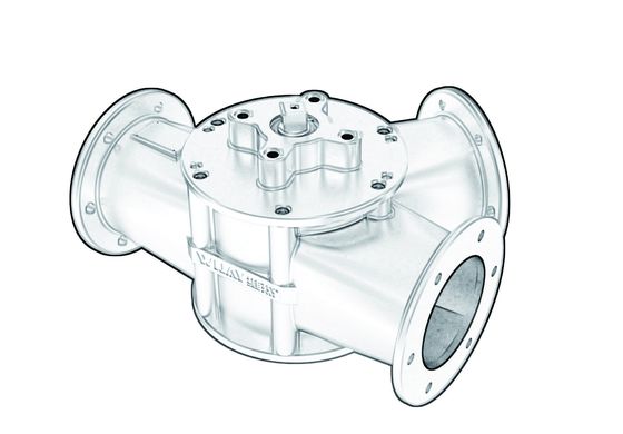 Industrial Flow Control Valve for Diverting Applications in Industrial and Commercial Settings