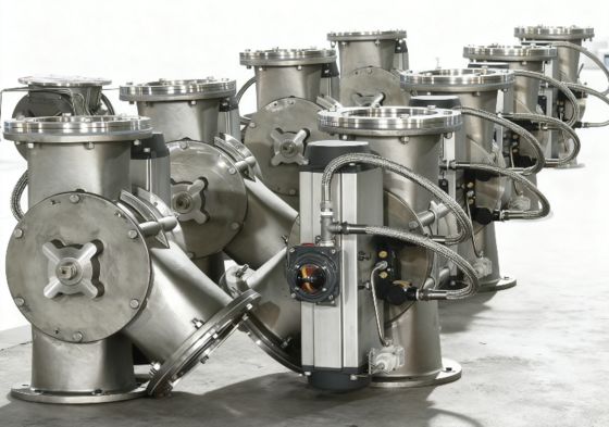 2-way Automatic Diverter Valve High Flow Rate of 100 Gpm for Industrial/Commercial Applications